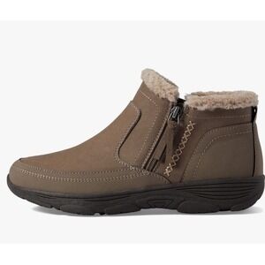 EASY SPIRIT Epic Cold Weather Side Zip Taupe Booties Women's New